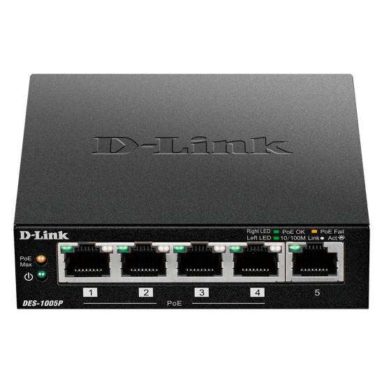 سوئیچ شبکه D-LINK DES-1005P